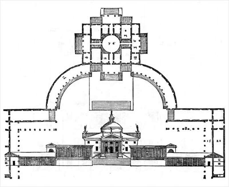 Project of Villa Trissino by PALLADIO, Andrea