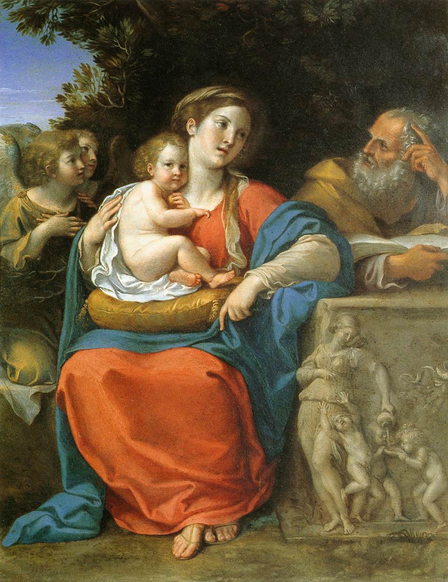 The Holy Family by ALBANI, Francesco