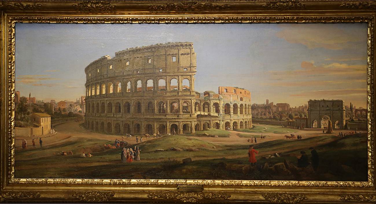 View of the Colosseum by