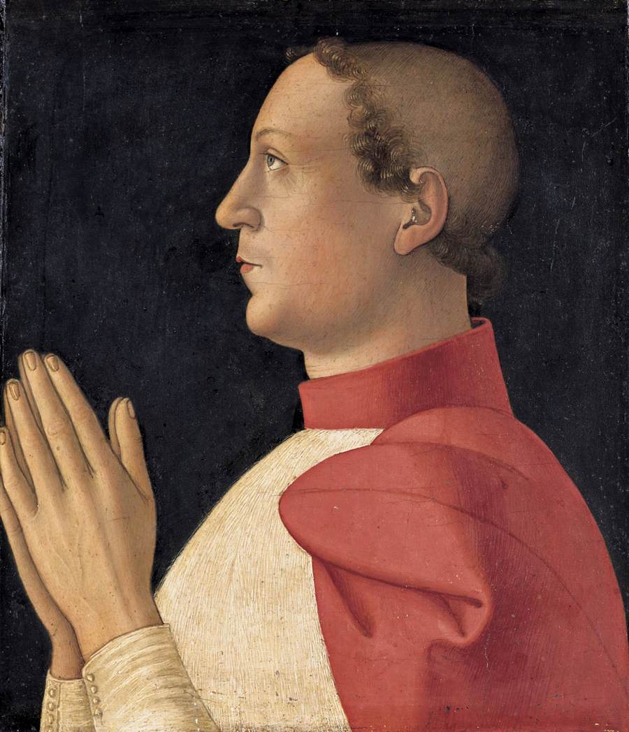 Profile Portrait of Cardinal Philippe de Lévis by