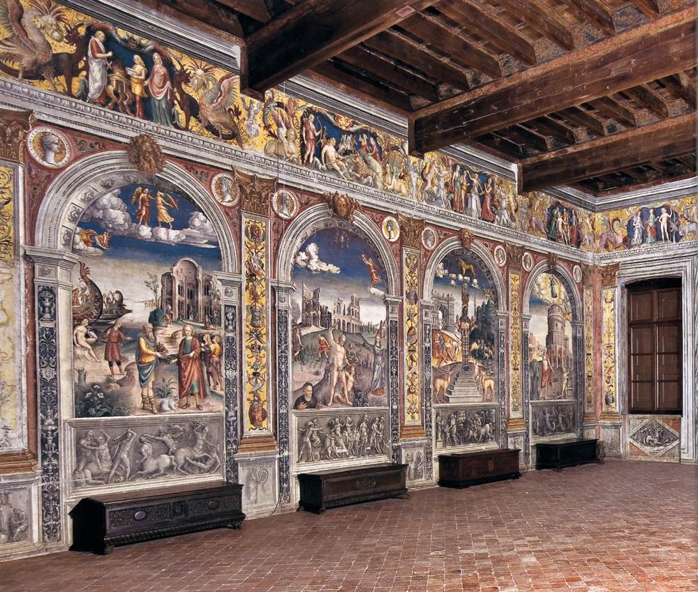 View of the Sala dello Zodiaco by FALCONETTO, Giovanni Maria