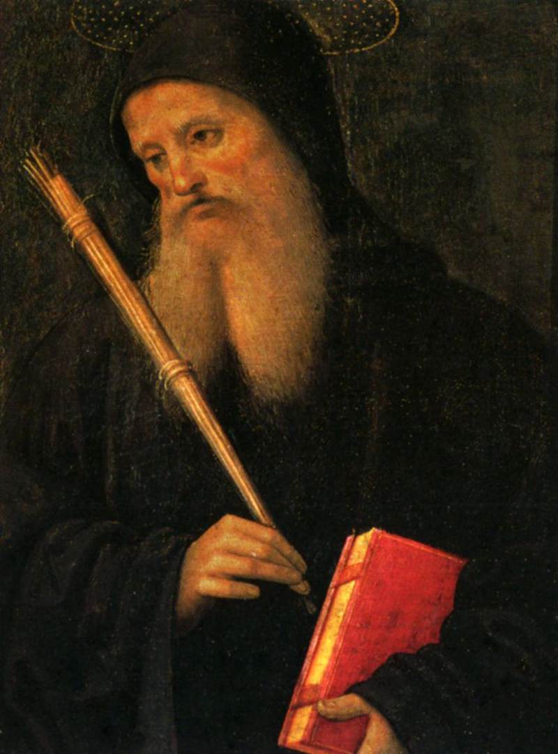 Saint Benedict by PERUGINO, Pietro