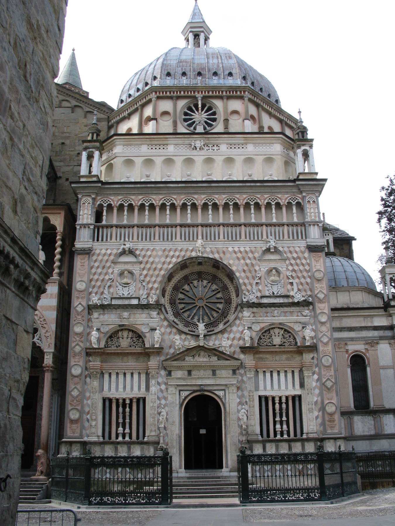 Façade of the Cappella Colleoni by