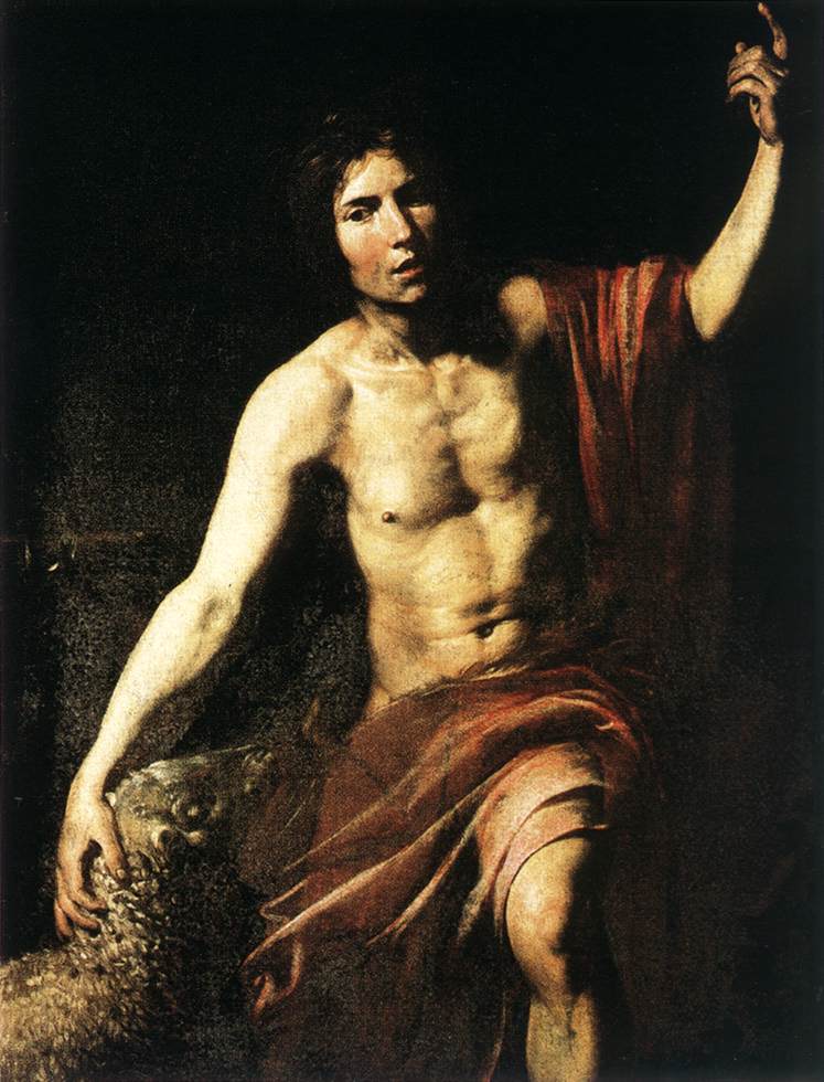 St John the Baptist by VALENTIN DE BOULOGNE