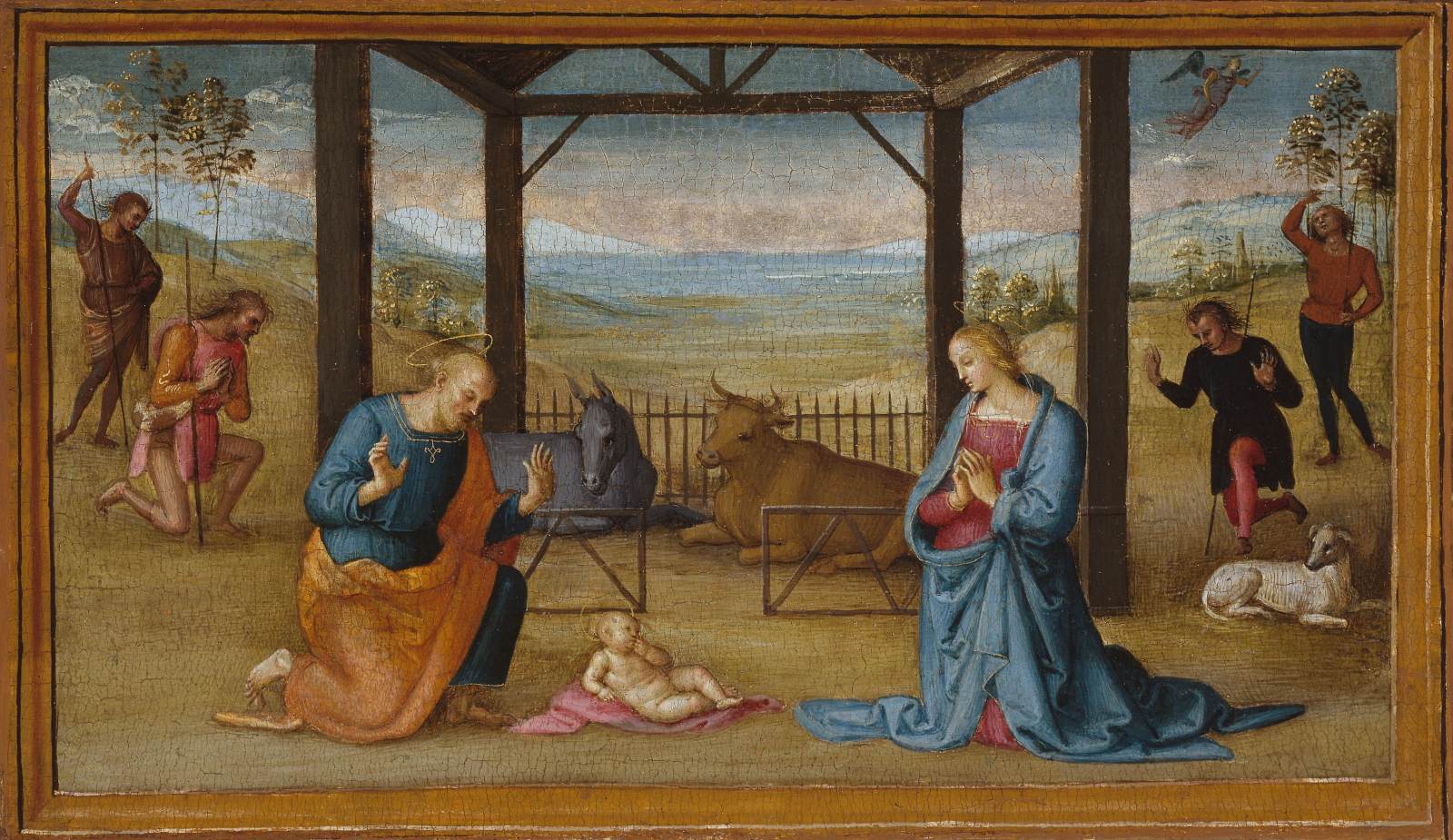 Nativity by PERUGINO, Pietro