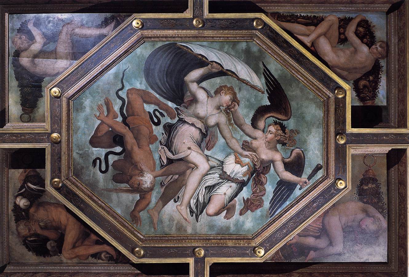 Ceiling decoration by VASARI, Giorgio