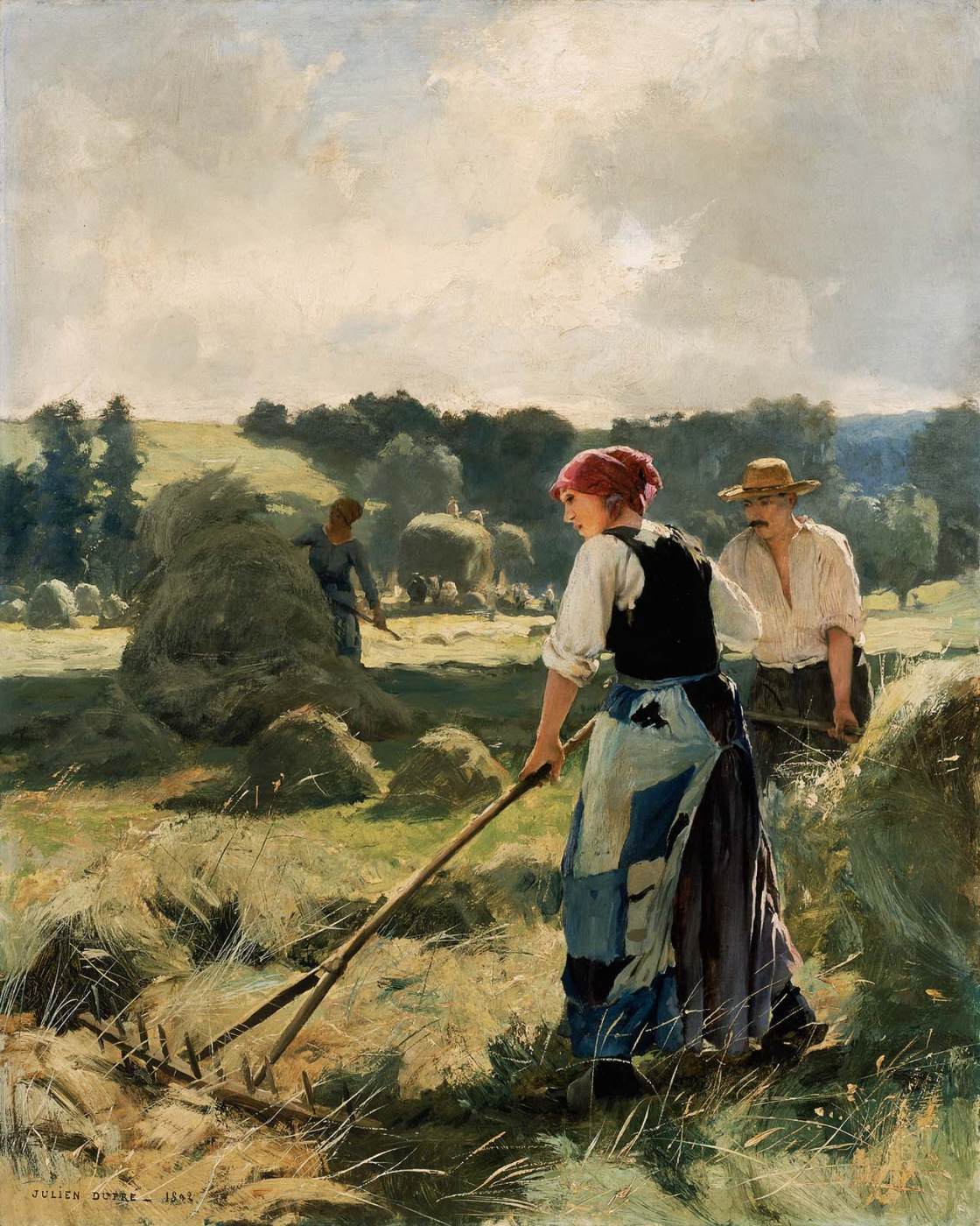 Haymaking by DUPRÉ, Julien