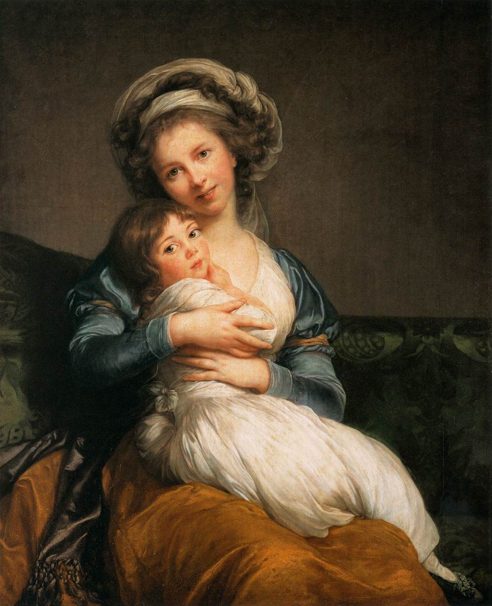 Self-Portrait with Her Daughter, Julie by VIGÉE-LEBRUN, Élisabeth