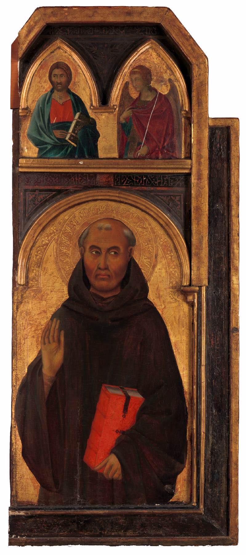 St Benedict by SEGNA DI BUONAVENTURE