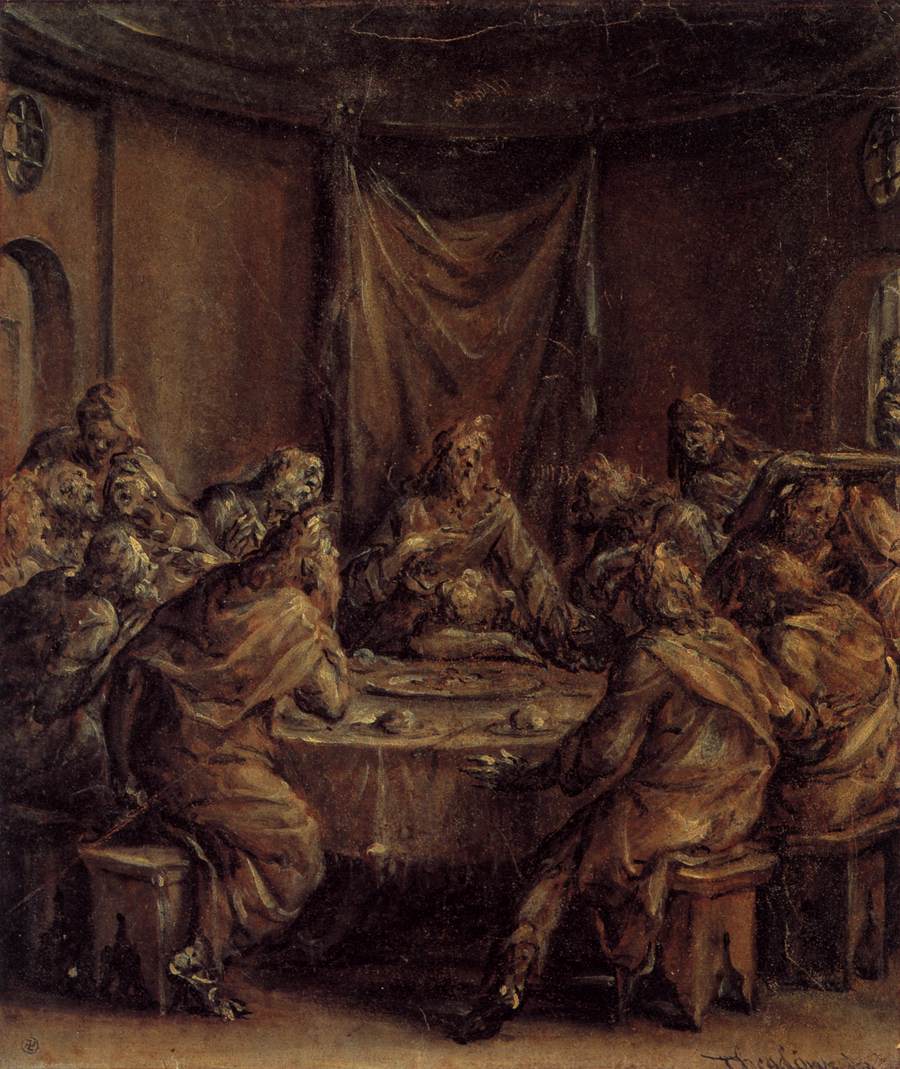 The Last Supper by BARENDSZ., Dirck