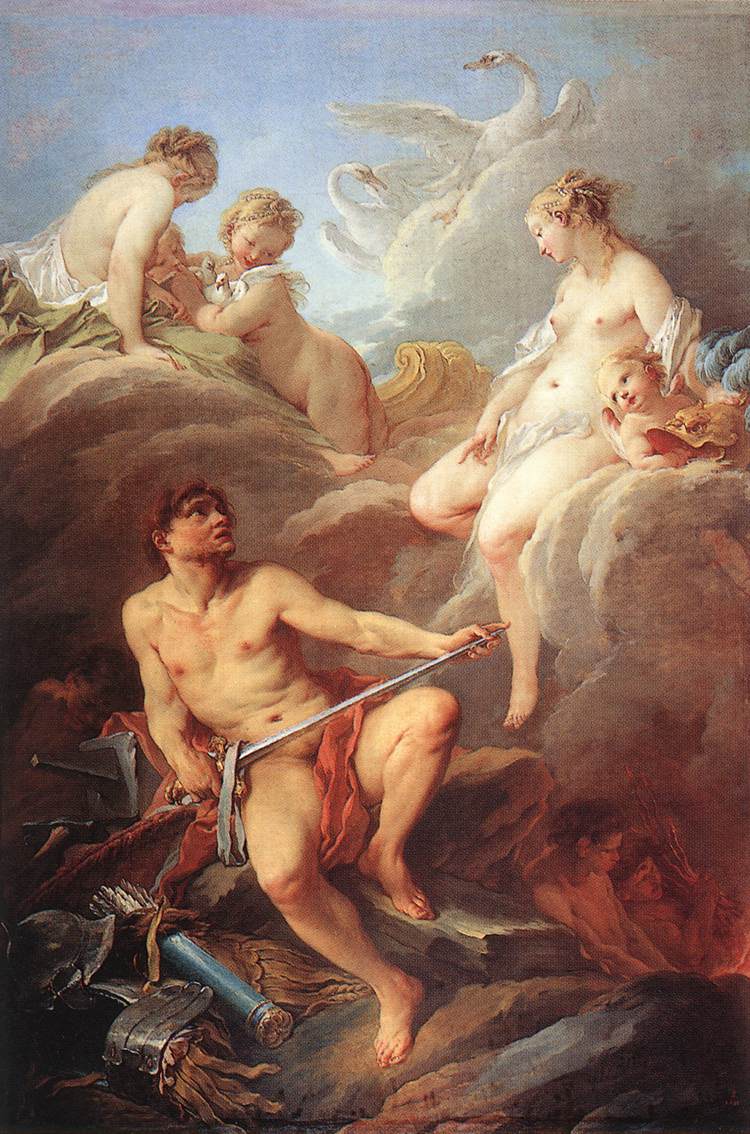 Venus Demanding Arms from Vulcan for Aeneas by