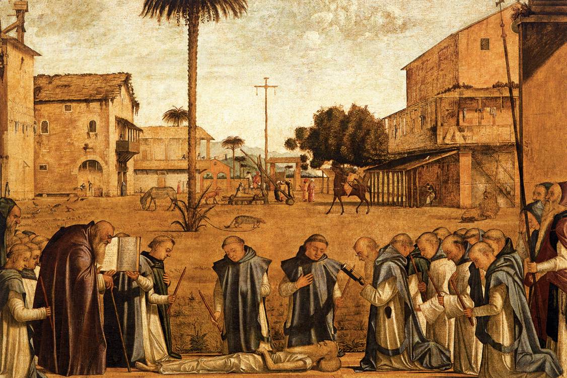 Funeral of St Jerome by CARPACCIO, Vittore