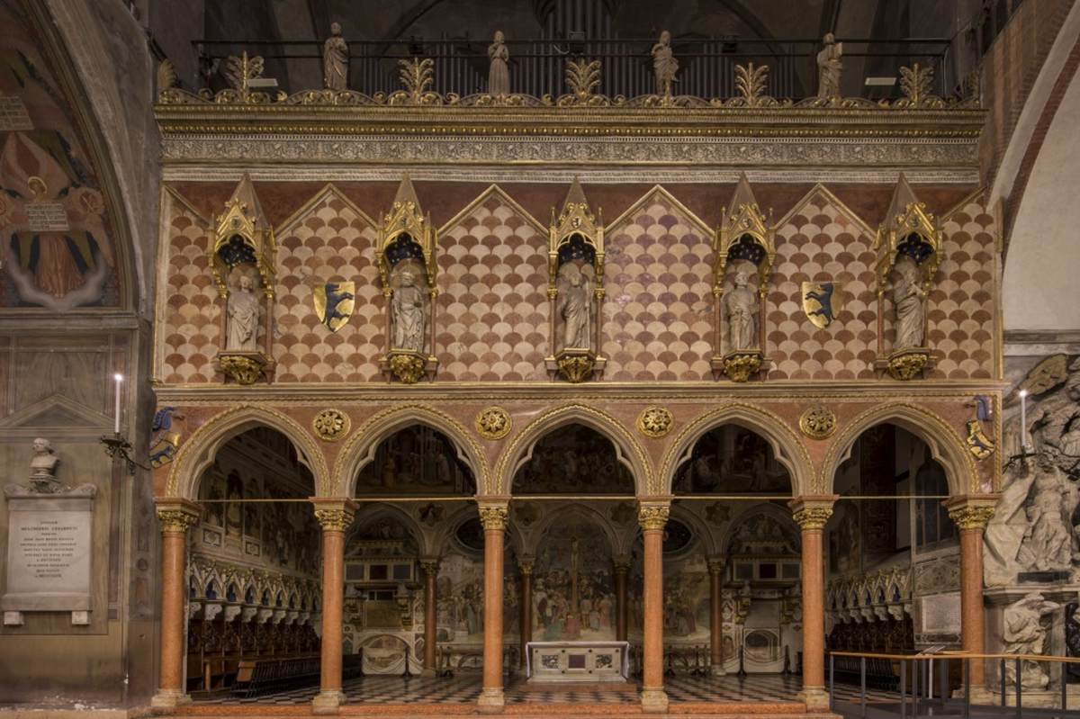 View of the Cappella di San Giacomo Maggiore by