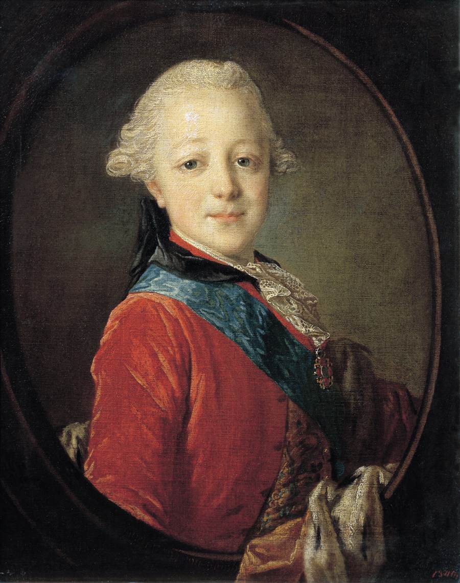 Portrait of Emperor Paul I as a Child by