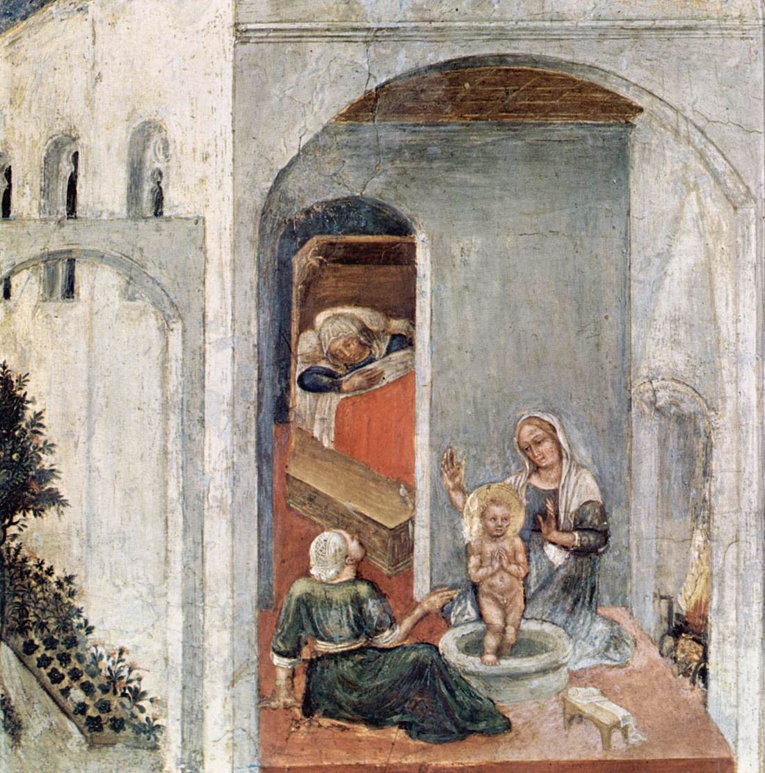 Quaratesi Polyptych: The Birth of St Nicholas by