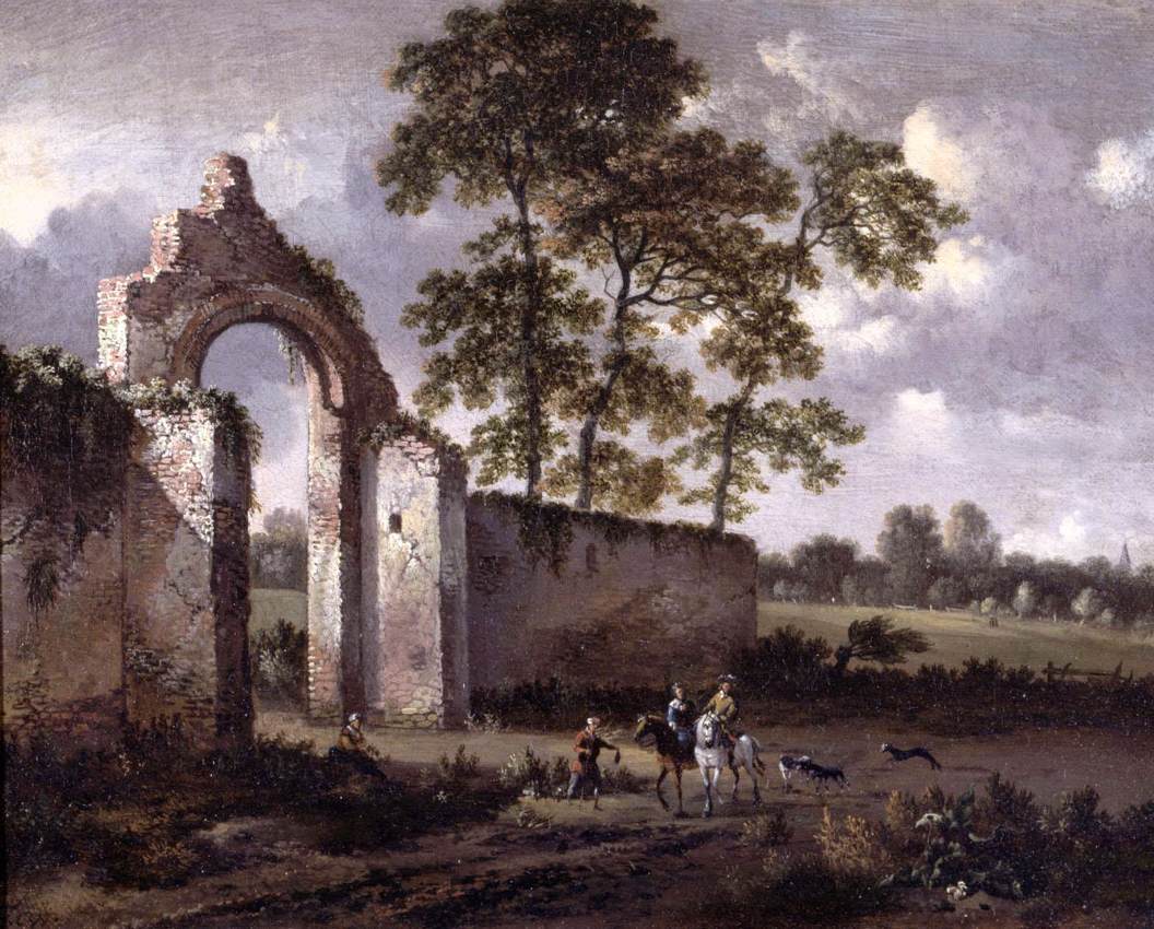 Landscape with a Ruined Archway by WYNANTS, Jan