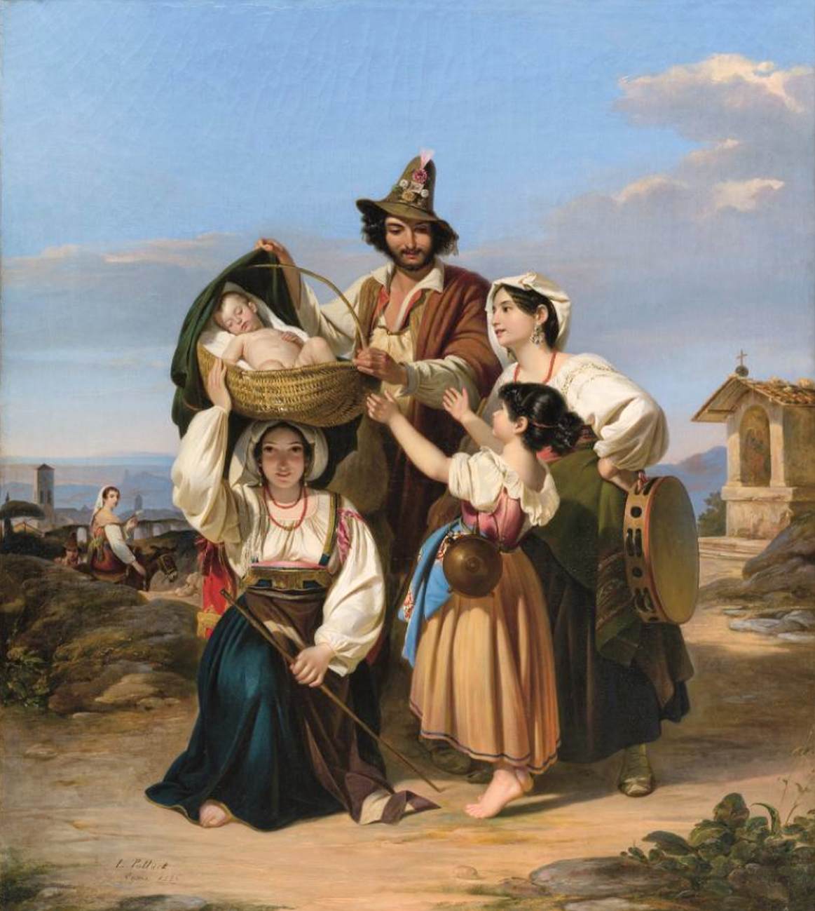 Roman Peasant Family by