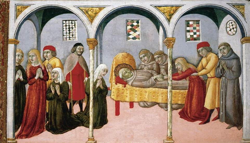 Donna Perna Being Cured on Approaching St Bernardino's Body by