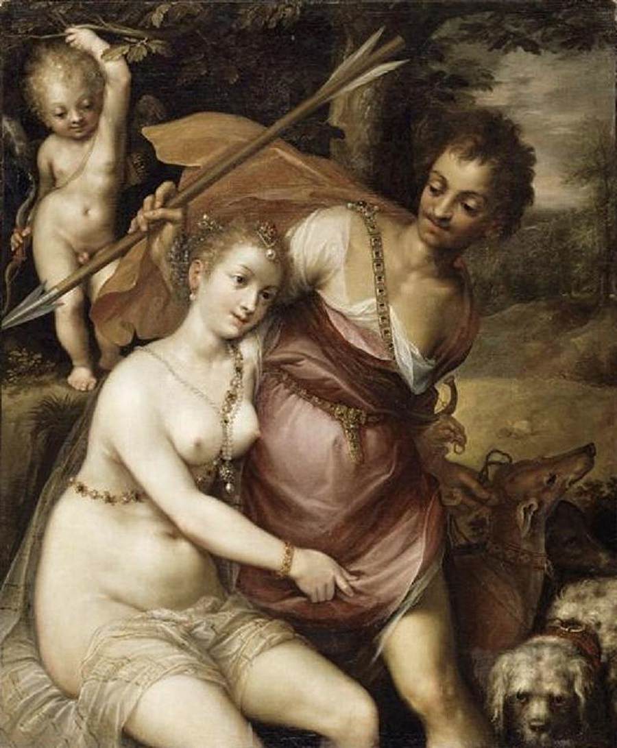 Venus, Adonis and Cupid by