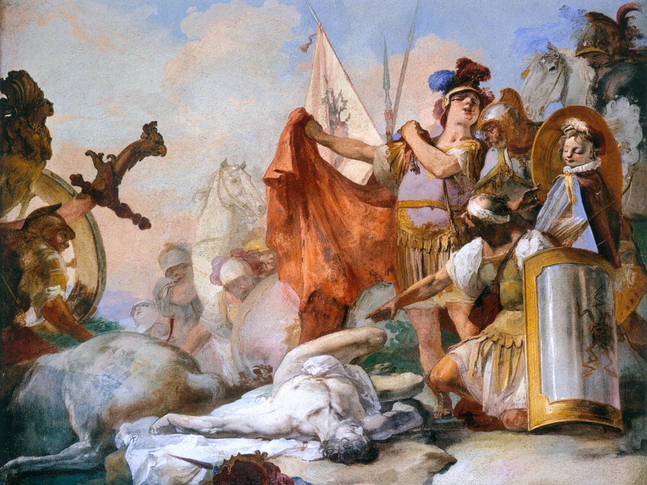 Alexander before the Corpse of Darius by