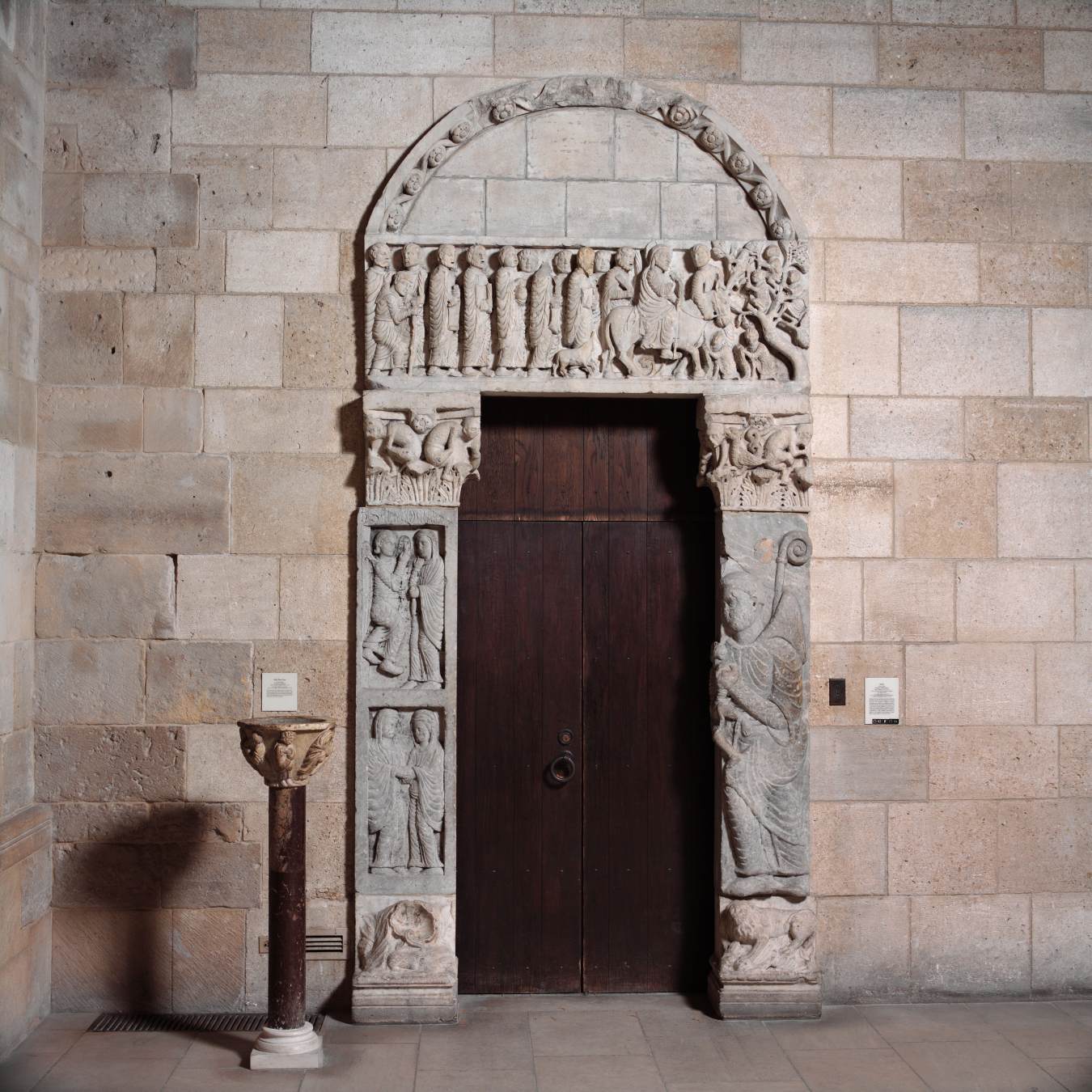 Portal from the Church of San Leonardo al Frigido by BIDUINO