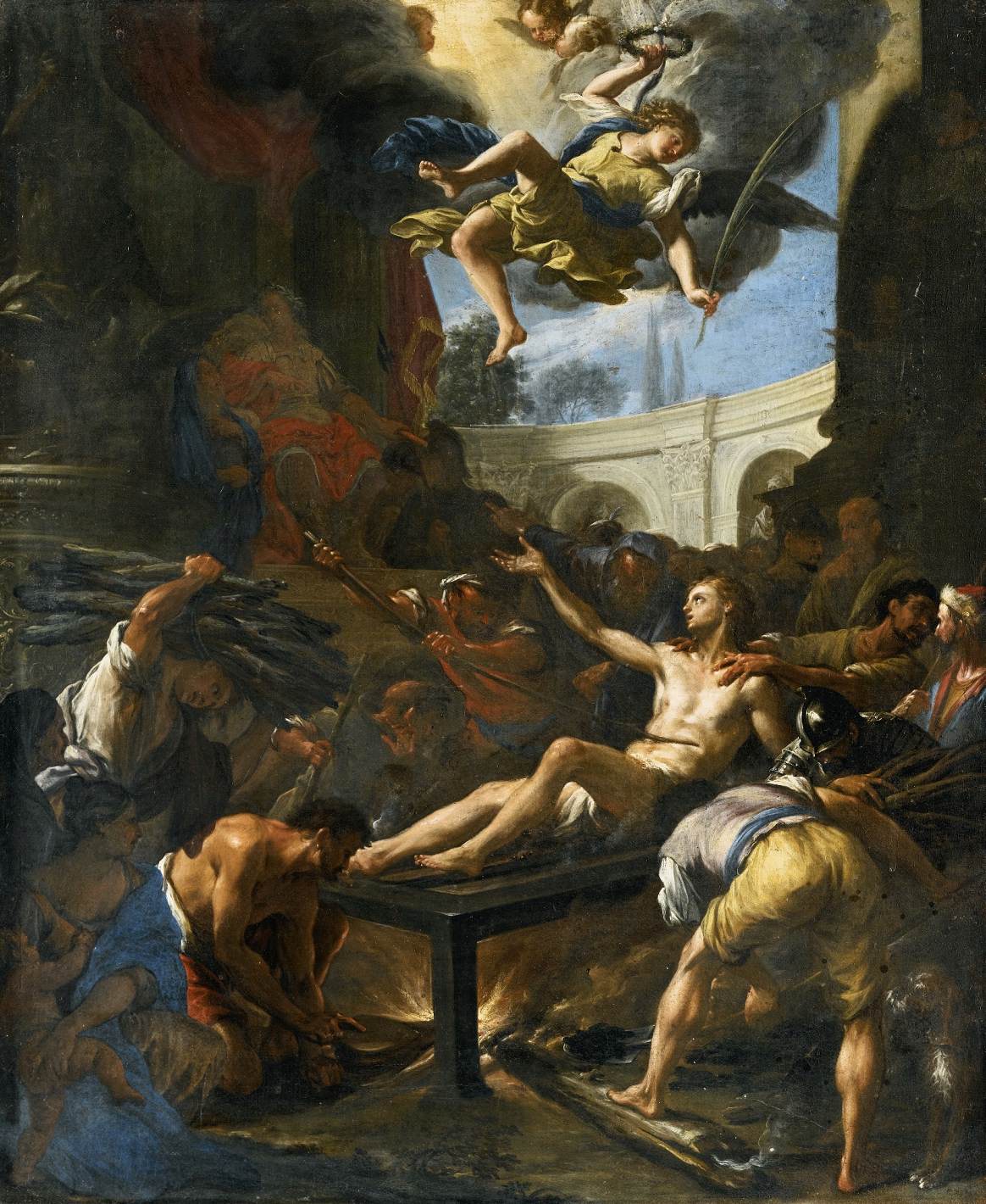 Martyrdom of St Lawrence by TREVISANI, Francesco