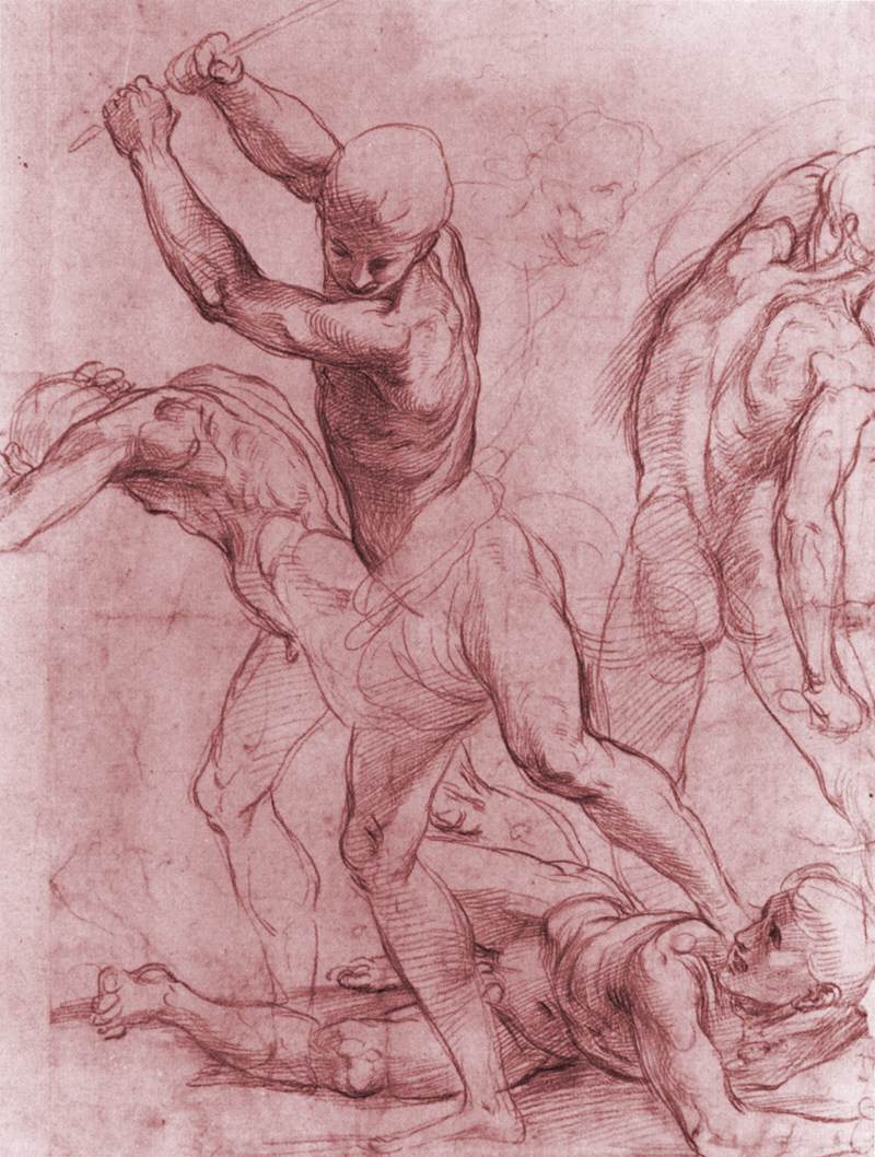 Fighting Men by RAFFAELLO Sanzio