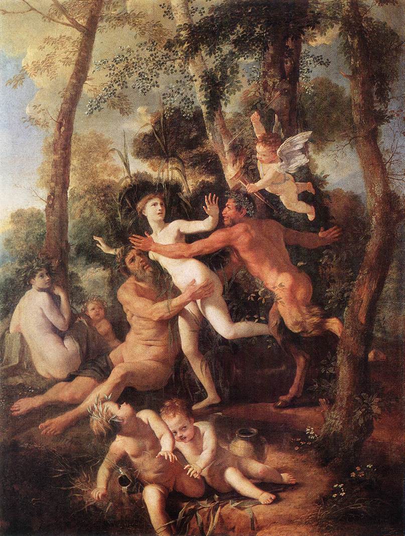 Pan and Syrinx by POUSSIN, Nicolas