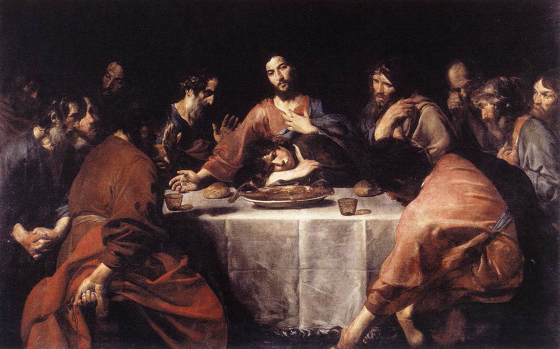 The Last Supper by VALENTIN DE BOULOGNE