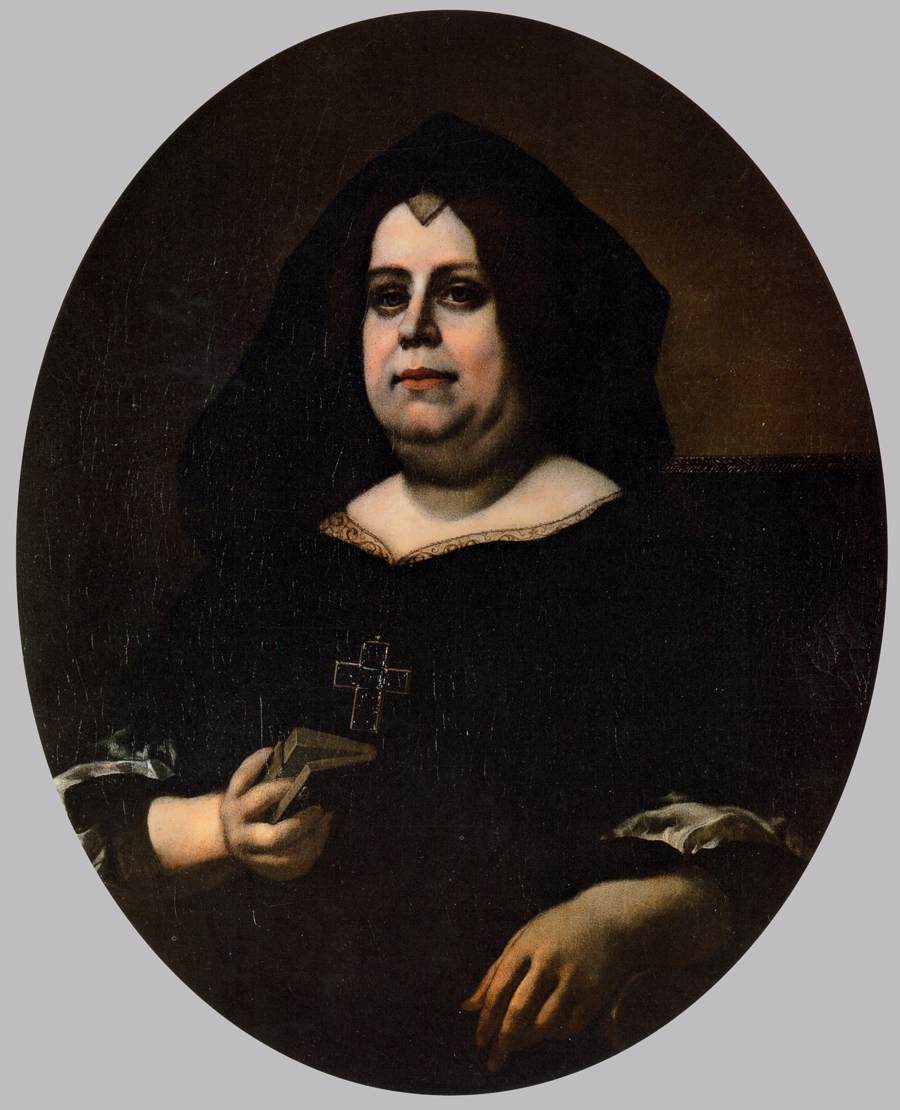 Portrait of Vittoria della Rovere in Widow's Weeds by DOLCI, Carlo