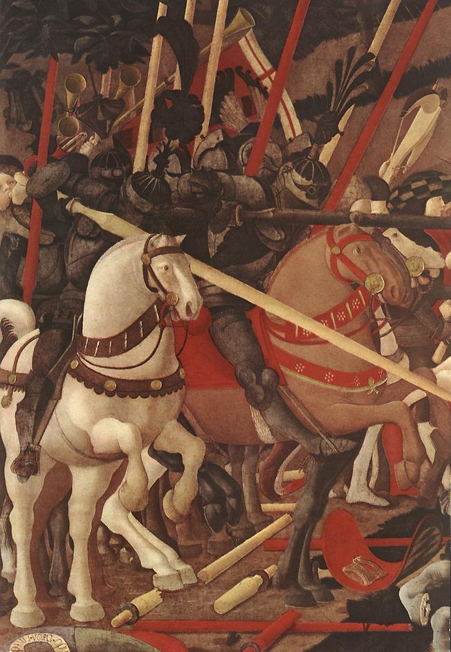 Bernardino della Ciarda Thrown off his Horse (detail) by