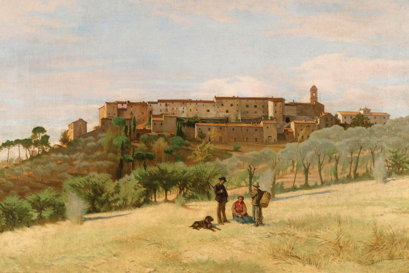 Tuscan Village by BORRANI, Odoardo