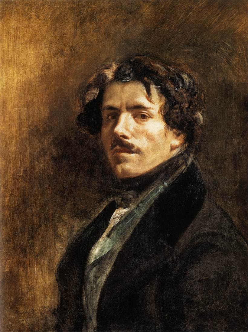 Self-Portrait by DELACROIX, Eugène