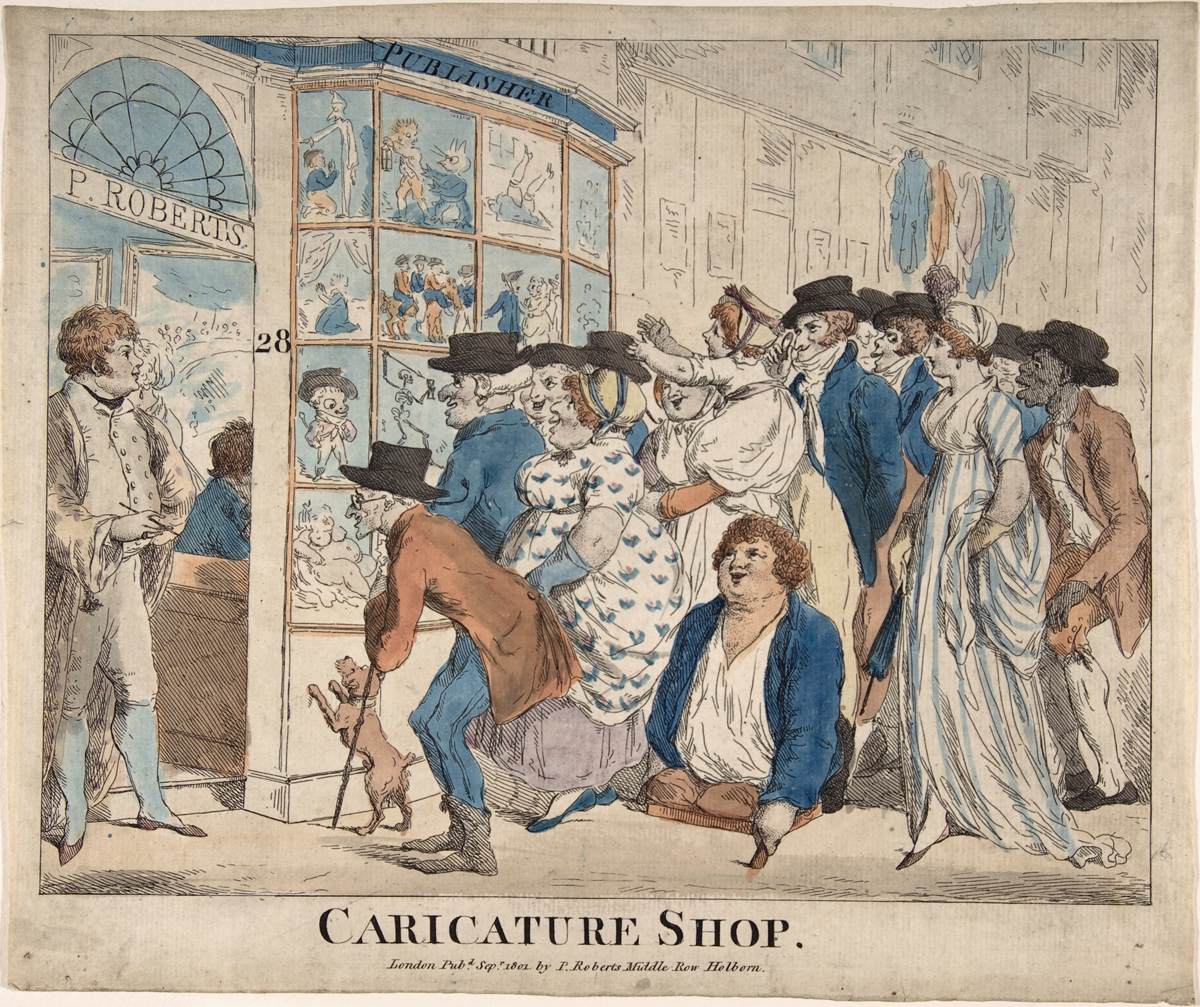 Caricature Shop of Piercy Roberts by ROBERTS, Piercy