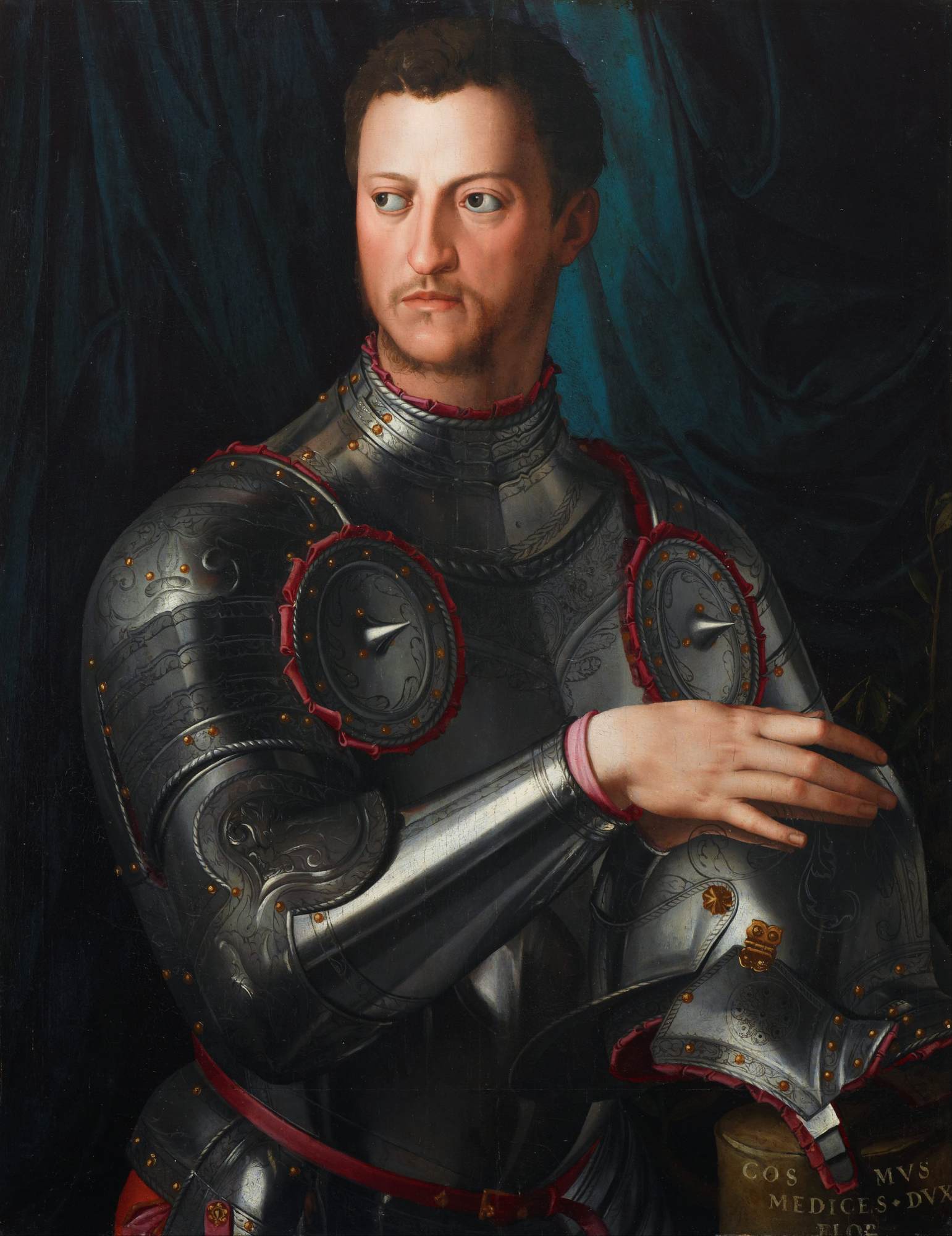 Portrait of Cosimo I de' Medici in Armour by BRONZINO, Agnolo