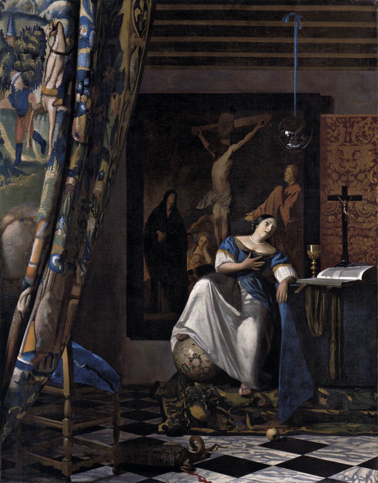 The Allegory of the Catholic Faith by VERMEER, Johannes