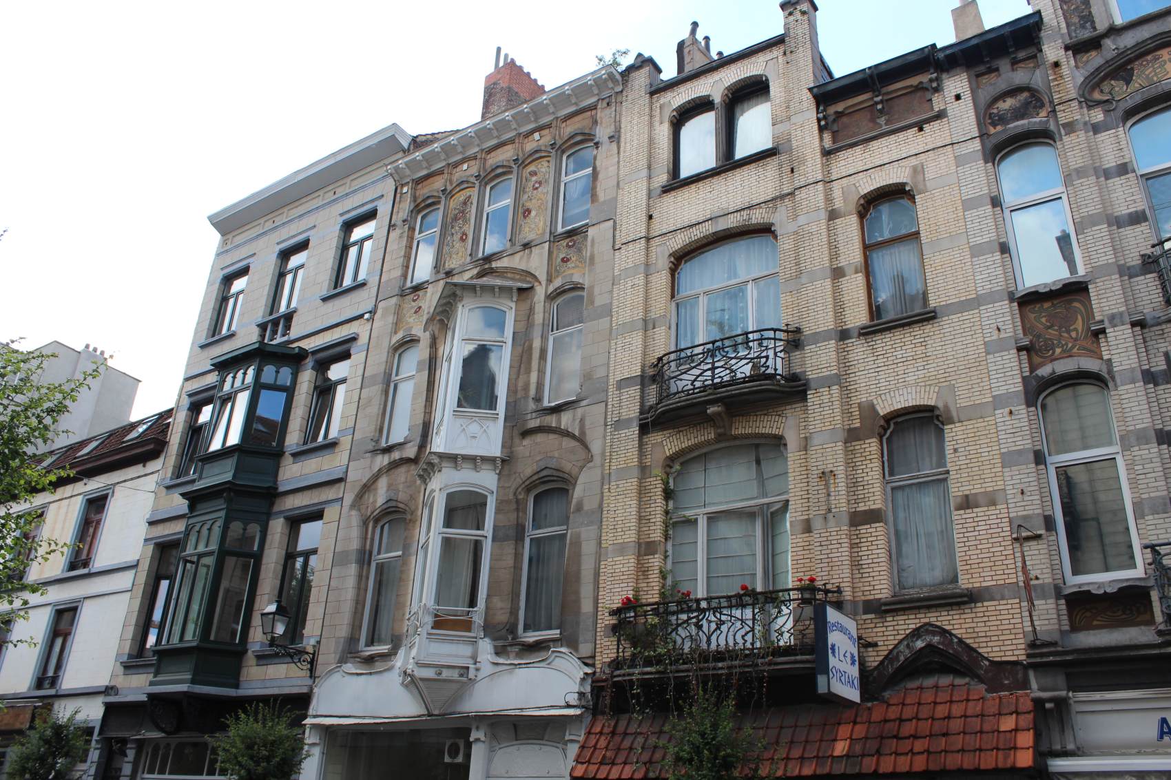 Ensemble of Art Nouveau houses by BLÉROT, Ernest