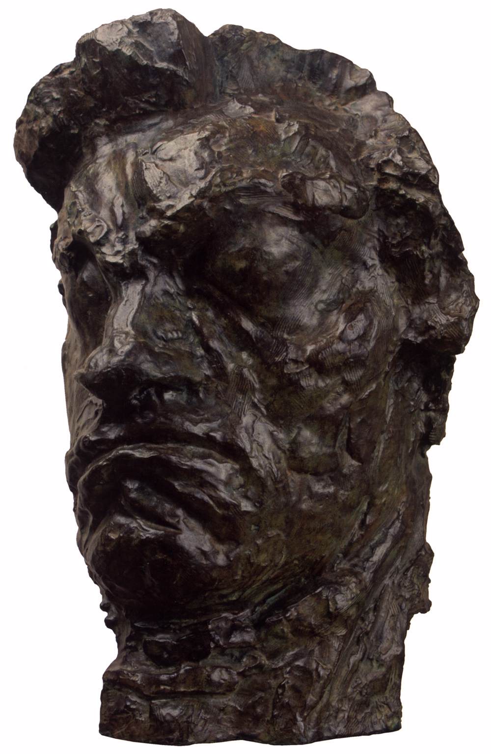 Large Tragic Mask of Beethoven by BOURDELLE, Émile-Antoine