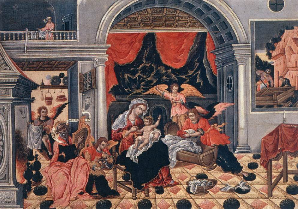 The Nativity of Christ by POULAKIS, Theodoros