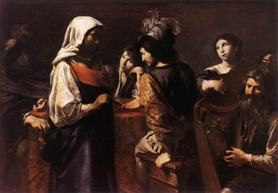 The Fortune Teller by VALENTIN DE BOULOGNE