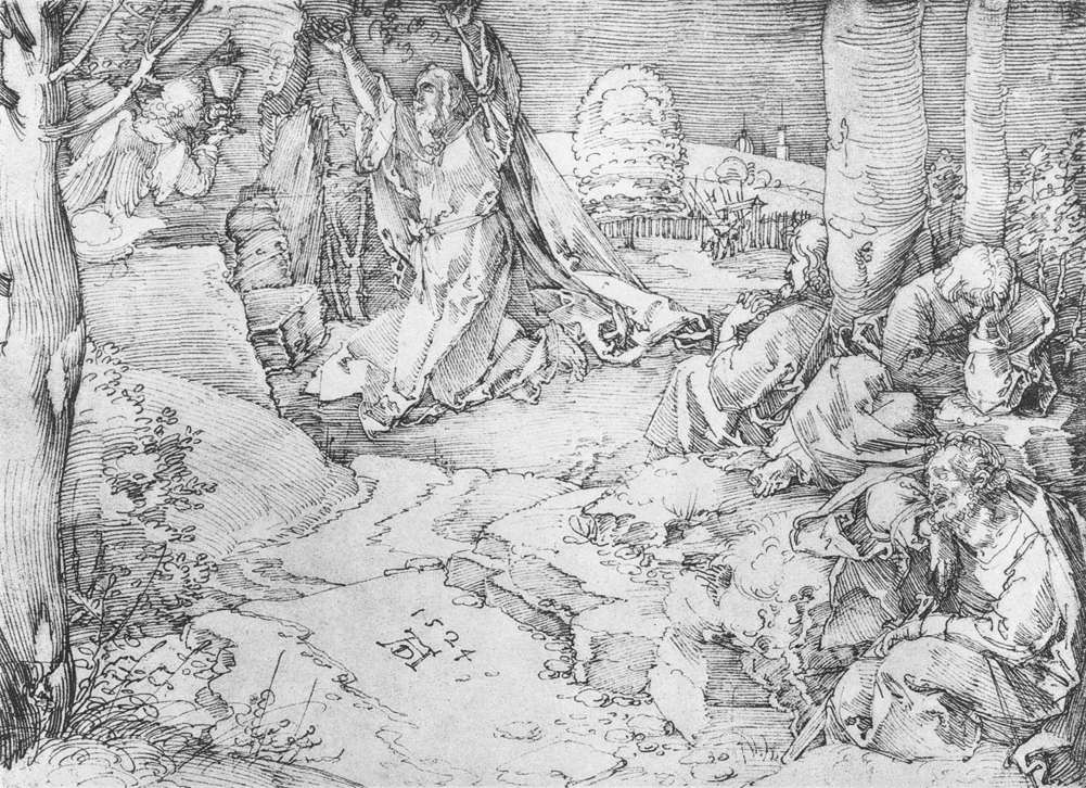 Christ on the Mount of Olives by DÜRER, Albrecht