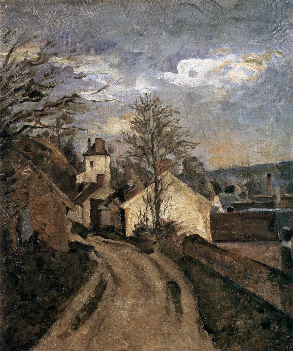 The House of Doctor Gachet in Auvers by CÉZANNE, Paul