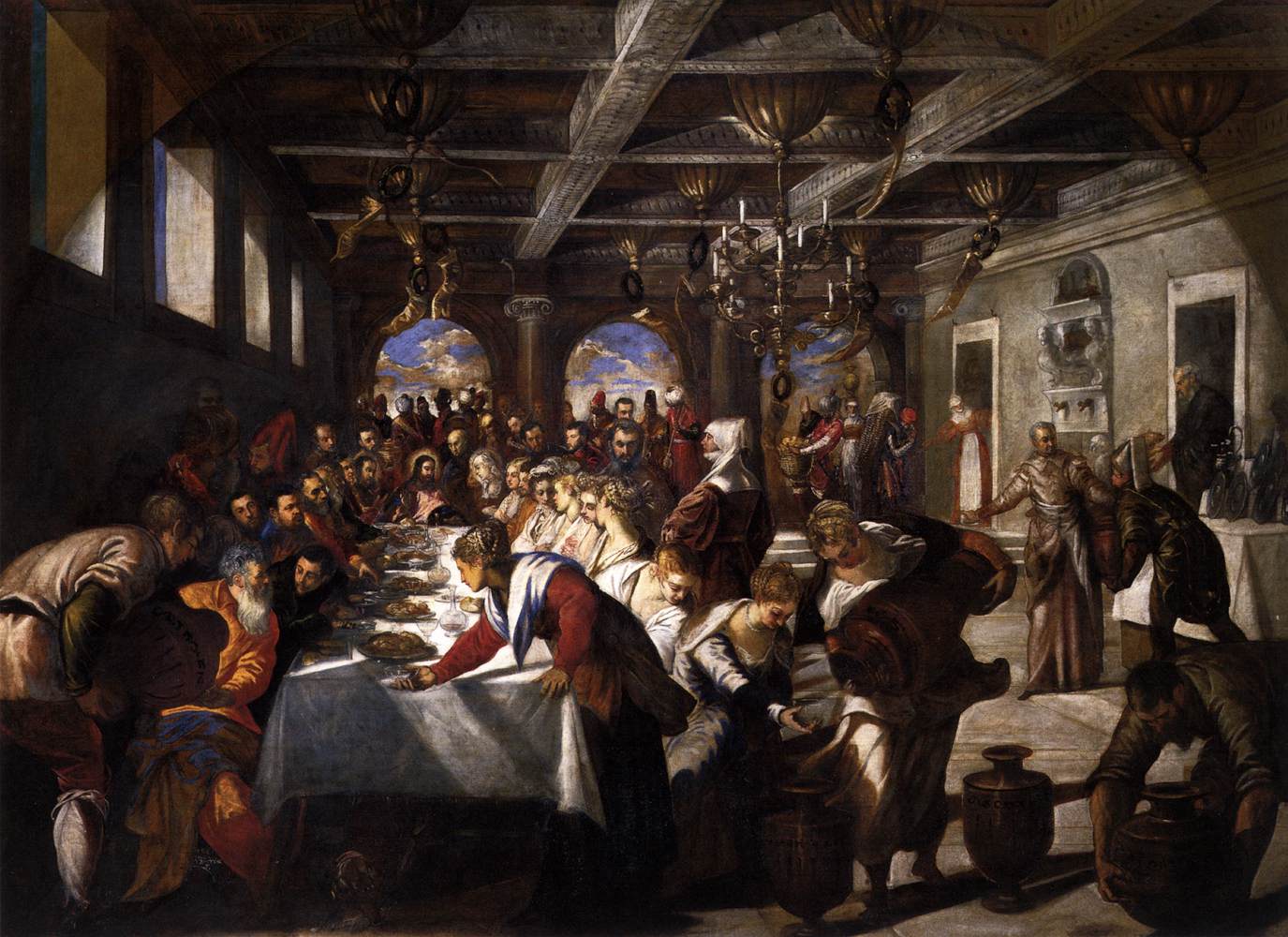 Marriage at Cana by TINTORETTO