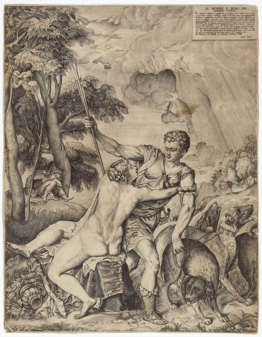 Venus and Adonis by SANUTO, Giulio