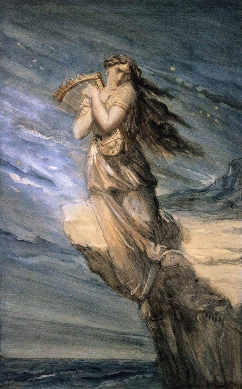 Sappho Leaping into the Sea from the Leucadian Promontory by