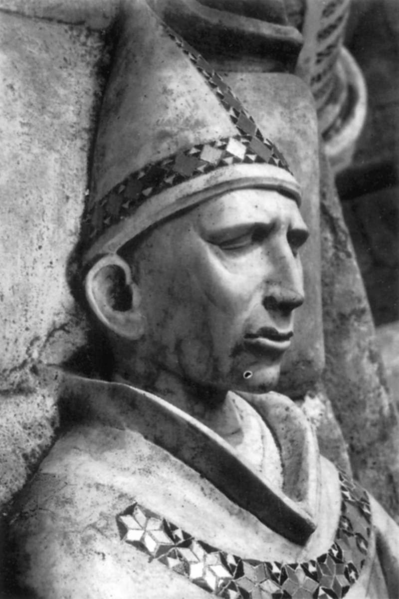 Tomb of Pope Clement IV (detail) by ODERISI, Pietro