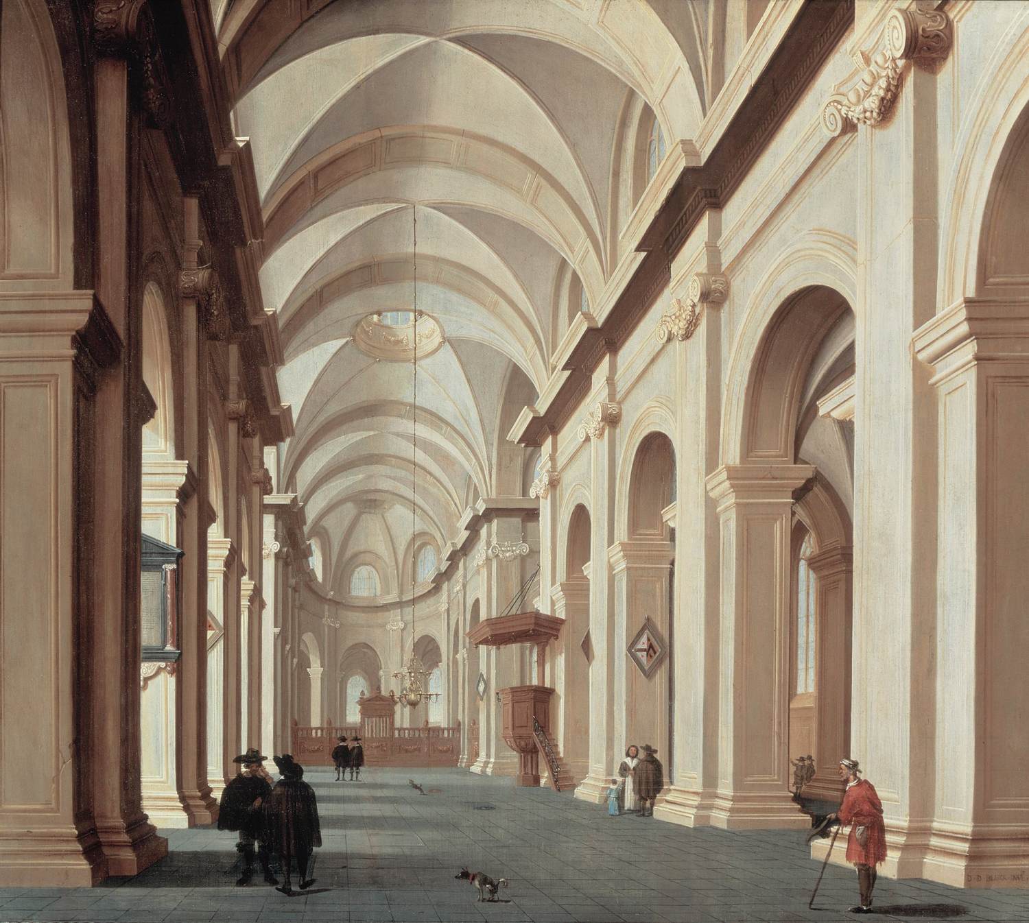 Church Interior by BLIECK, Daniel de