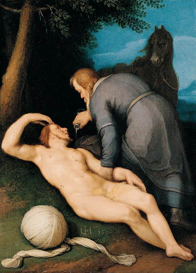 The Good Samaritan by CORNELIS VAN HAARLEM