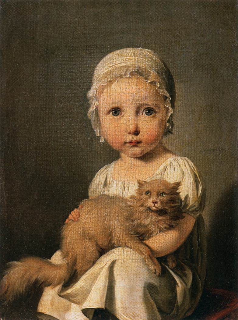 Gabrielle Arnault as a Child by BOILLY, Louis Léopold