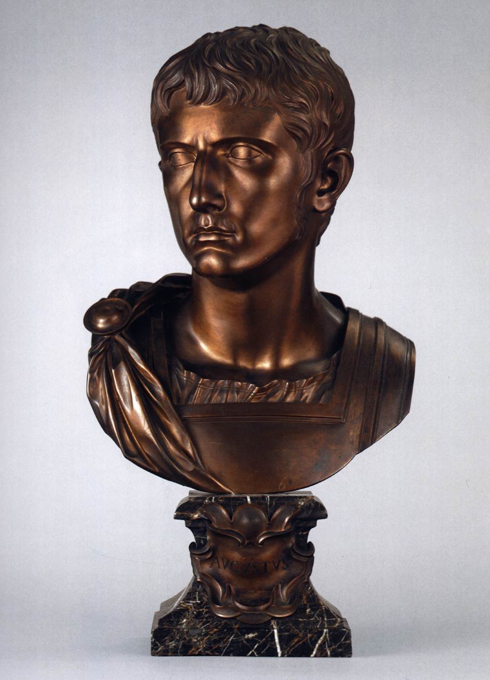 Bust of Augustus by SOLDANI BENZI, Massimiliano